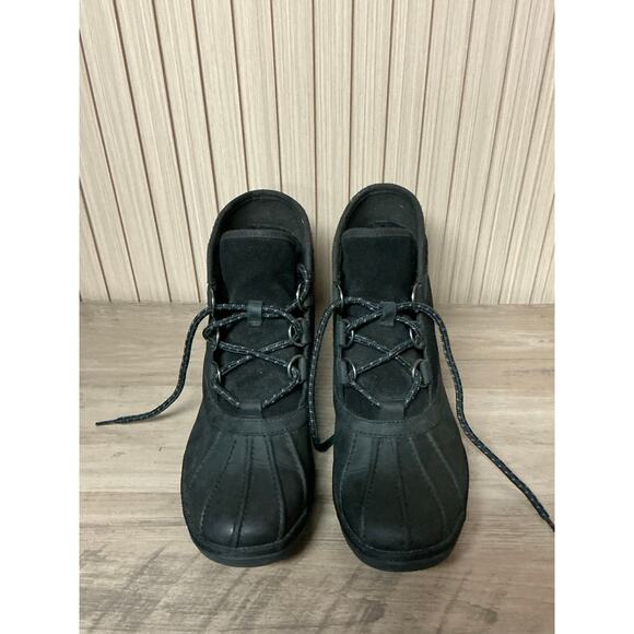 UGG Women’s Greda Leather Waterproof Boots Black Size 9 - 1112650 - Picture 8 of 8